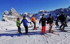 Sella Ronda lyžování