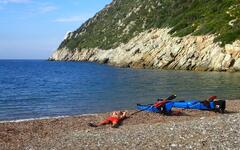 Elba na mořském kajaku