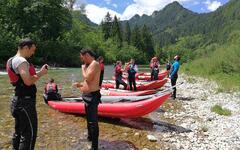 Salza rafting