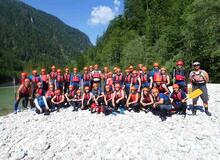 Salza rafting